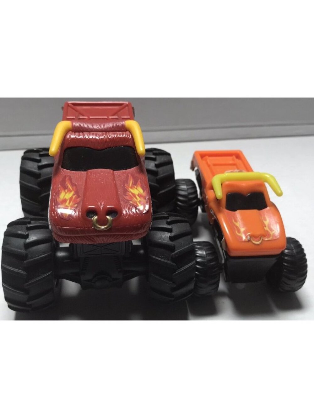 Vintage Hot Wheels Monster Jam Trucks El Toro Loco Plastic Lot Of 2